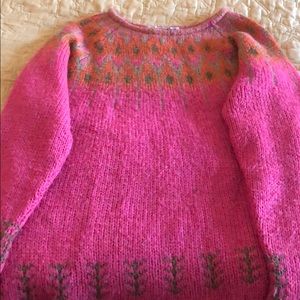 Vintage wool fair isle sweater